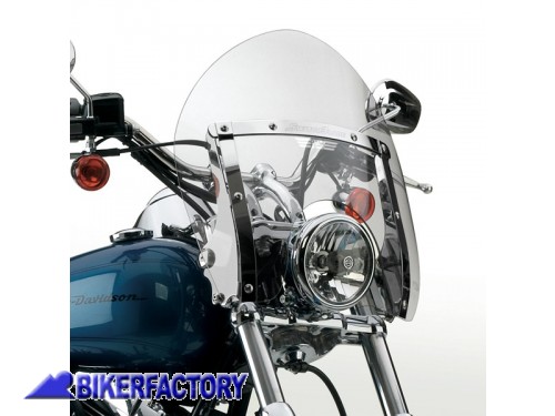 Cupolino / parabrezza ( screen ) SwitchBlade® Shorty® National cycle per Harley Davidson [Alt. 47,7 cm - Larg. 46,2 cm ca.] [Scegli il colore]