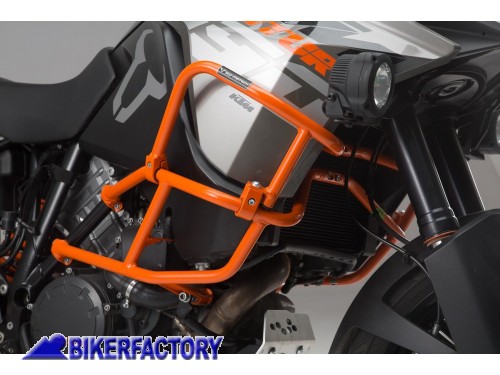 Protezione tubolare serbatoio / carena SW-Motech colore arancione per KTM 1050 / 1190 Adventure