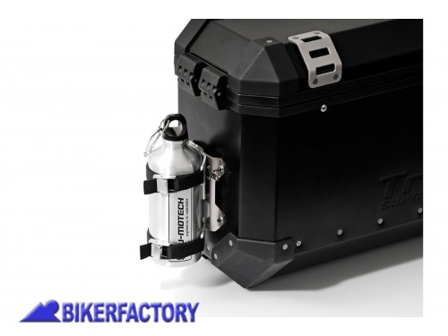 BikerFactory Kit borraccia SW Motech in alluminio 0 6 Lt per moto per borse TRAX ALK 00 165 30700 S 1018661