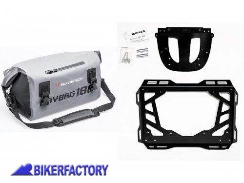 BikerFactory Kit Borsa SW Motech DRYBAG 180 portapacchi e estensione per BMW R 850 1100 1150 RT e BMW R 1100 1150 RS BKF 07 3865 30100 1048965