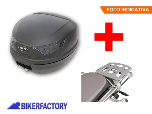 BikerFactory Kit completo bauletto 32 lt e portapacchi specifico per BMW R 1200 GS Adventure GPT 07 685 15000 S PW M 1049088