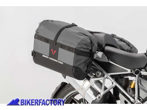 BikerFactory Kit borse laterali SW Motech per moto mod DAKAR completo per Moto Morini Granpasso 08 11 KFT 23 741 1048902