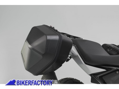 BikerFactory Kit completo borse laterali SW Motech URBAN ABS sx dx telai laterali SLC sx dx per BMW G 310 GS BC HTA 07 862 30000 B 1038757