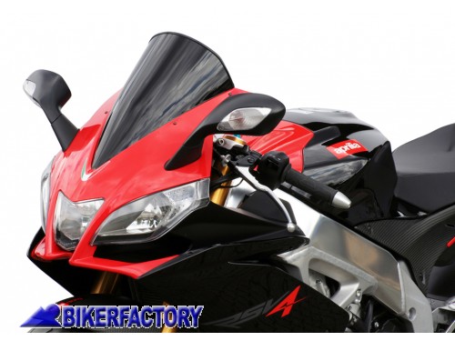 BikerFactory Cupolino parabrezza screen MRA mod Racing x APRILIA RSV 4 09 14 RSV 4 125 09 14 alt 35 cm 1036042
