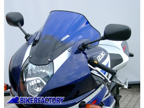 BikerFactory Cupolino parabrezza screen MRA mod Racing x SUZUKI GSX R 1000 03 04 alt 45 cm 1035987