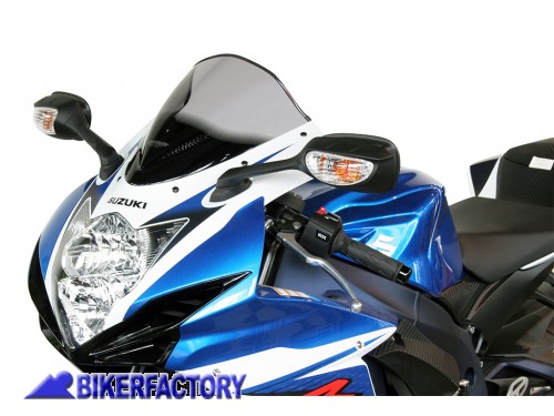 BikerFactory Cupolino parabrezza screen MRA mod Racing x SUZUKI GSX R 600 GSX R 750 GSX R 750 Z 11 in poi alt 31 cm 1036068