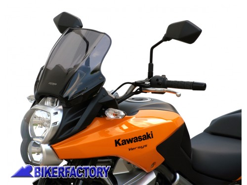 BikerFactory Cupolino parabrezza screen MRA mod Touring TM x KAWASAKI Versys 650 10 14 alt 31 5 cm 1035465