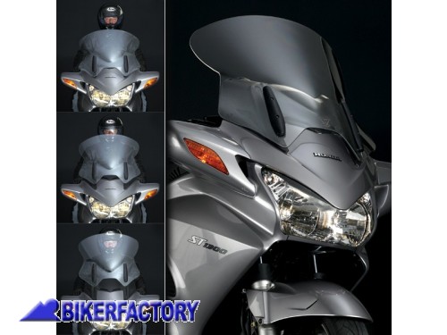 BikerFactory Cupolino parabrezza screen National Cycle VSTREAM per Honda ST X 1300 Pan European 03 12 Alt 48 2 cm Largh 59 2 cm ca N20001 1001806