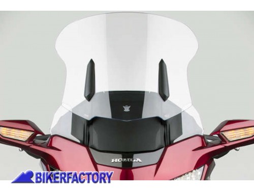 BikerFactory Cupolino parabrezza screen National Cycle VSTREAM standard per HONDA GL1800 Gold Wing Alt 50 1 cm Larg 56 8 cm ca N20023 1039475