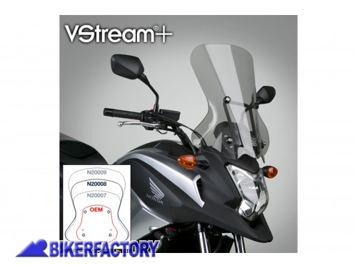 BikerFactory Cupolino parabrezza screen National Cycle VStream Sport Touring per HONDA NC700X NC750X 12 15 Alt 47 0 cm Larg 36 5 cm ca Ex fiera o dimostrazione N20008 DE60 1047839
