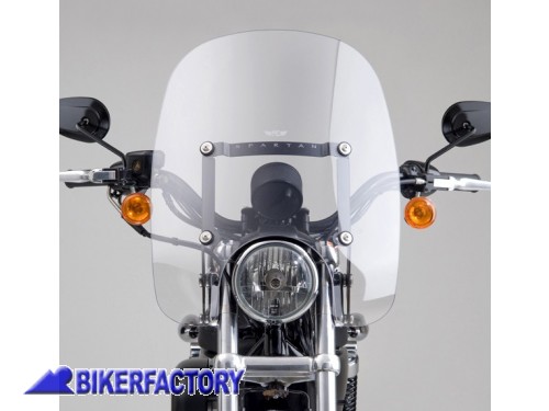 BikerFactory Cupolino parabrezza screen Spartan National cycle x Harley Davidson Alt 41 3 cm Largh 45 7 cm ca N21302 1003066