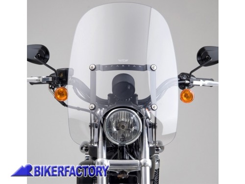 BikerFactory Cupolino parabrezza screen Spartan National cycle x Harley Davidson Alt 47 0 cm Largh 45 7 cm ca N21202 1003065