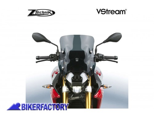BikerFactory Cupolino parabrezza screen ZTechnik VStream Sport per BMW F 900 R colore Fum%C3%A8 scuro Alt 34 3 cm Larg 35 cm ca Z2389 1044806