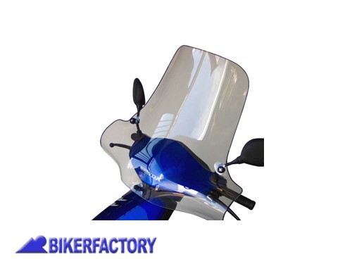 BikerFactory Cupolino parabrezza screen alta protezione x HONDA 100 LEAD 03 06 h 56 cm 1020521