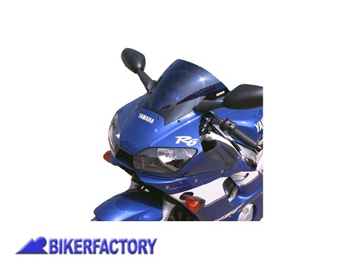 BikerFactory Cupolino parabrezza screen doppia curvatura x YAMAHA 600 YZF R6 99 02 28 5 cm 1014008