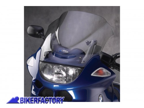 BikerFactory Cupolino parabrezza screen maggiorato mod Touring Z TECHNIK 03 05 Alt 53 3 cm Largh 47 0 cm ca Z2213 1001205