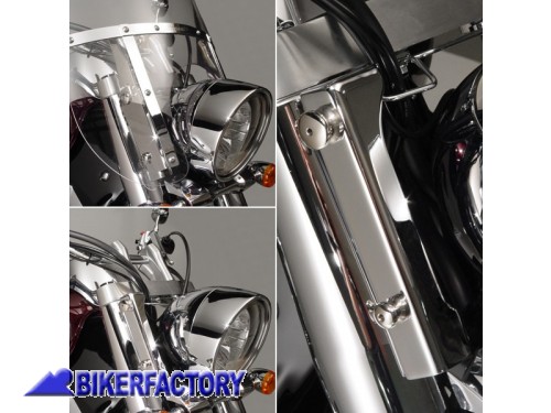 BikerFactory Kit di aggancio per cupolini parabrezza National cycle Stinger Spartan e Switchblade art Kit Q303 Kit Q303 1002729