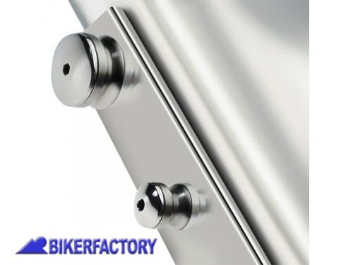 BikerFactory Kit di aggancio per cupolini parabrezza National cycle Stinger Spartan e Switchblade mod con barra luci H D installata Kit Q342 1002737