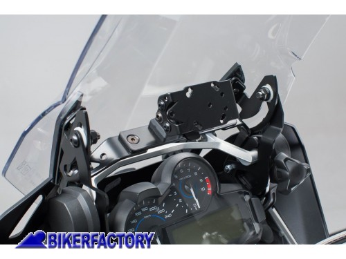 BikerFactory Staffa stabilizzatore parabrezza SW Motech per BMW R 1200 GS LC Adventure Rallye e R 1250 GS Adventure Style Rallye SCT 07 174 10800 B 1036482