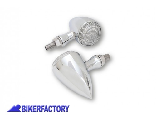 BikerFactory Frecce dx sx a LED mod COLORADO corpo cromato Prodotto generico non specifico per questo modello di moto PW 00 203 200 1037461