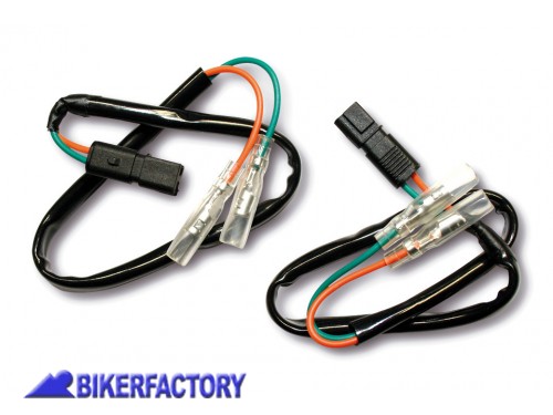 BikerFactory Coppia cavi adattatori frecce originali per BMW PW 00 207 081 1031211