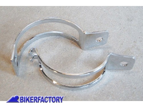 BikerFactory Coppia clamp morsetti per fissaggio frecce o staffe fari alle forche della moto 1031222