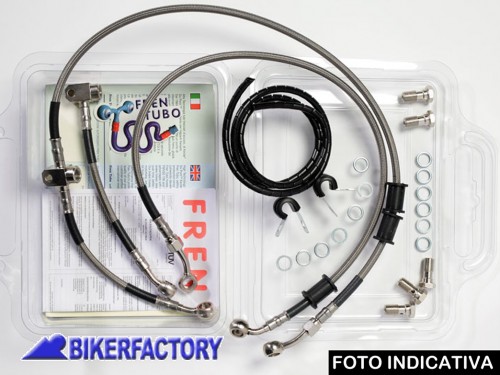 BikerFactory Kit tubi frizione tipo 1 con tubo e raccordi in acciaio per Ducati S4R 996 S2R 1000 1015284