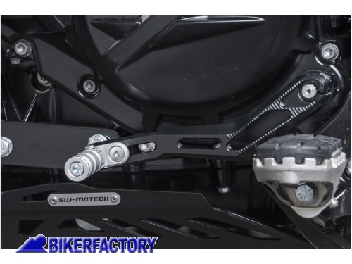 BikerFactory Leva pedale cambio regolabile SW Motech per BMW F650GS TWIN F700GS F800GS IN ESAURIMENTO FSC 07 558 10000 1024107