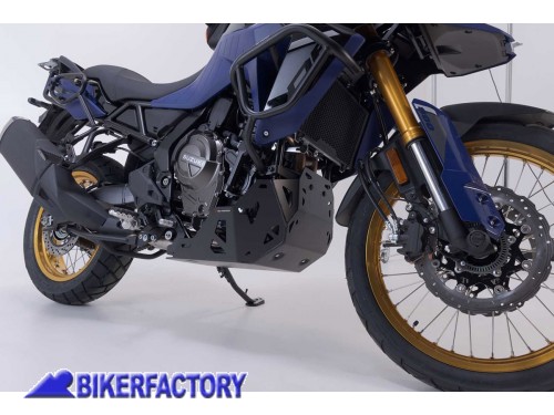 BikerFactory Paracoppa paramotore protezione sottoscocca SW Motech in alluminio NERO per Suzuki V Strom 800DE MSS 05 845 10001 B 1049960