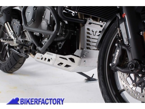 BikerFactory Paracoppa paramotore protezione sottoscocca SW Motech in alluminio x TRIUMPH Tiger Explorer 1200 XC IN ESAURIMENTO MSS 11 484 10000 S 1019814
