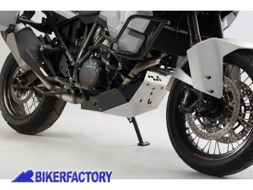 BikerFactory Paracoppa paramotore protezione sottoscocca puntale motore SW Motech in alluminio per KTM 1290 Super Adventure T MSS 04 588 10000 1033175