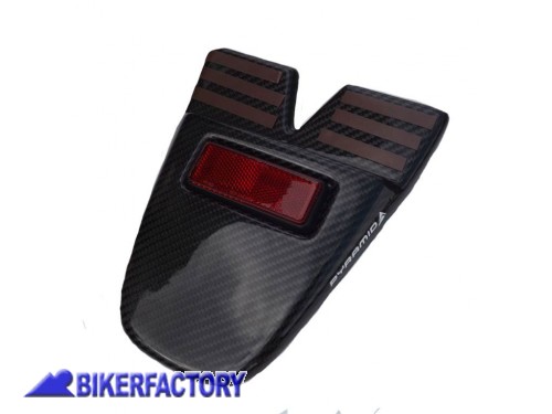 BikerFactory Paraschizzi universale posteriore in fibra di carbonio PYRAMID mod Tour Ductail a coda d anatra PY00 08101A 1039032