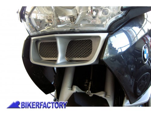 BikerFactory Griglia protezione radiatore colore NERO x BMW R 1200 RT 05 13 BKF 07 2916 1001587