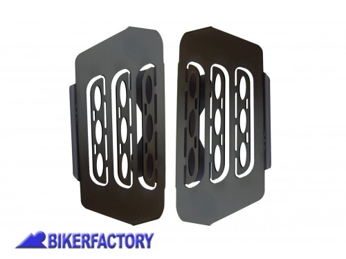 BikerFactory Kit griglie protezione radiatore dx sx colore NERO x BMW R 850 1100 R incluso R850R Restyling dal 2001 in poi BKF 07 2721 1001561