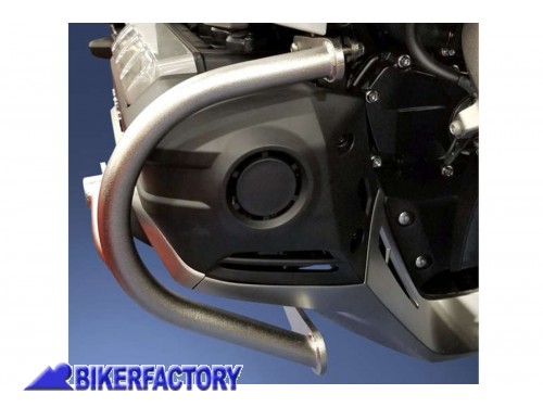 BikerFactory Protezione tubolare barre comfort per Honda Goldwing 1800 Colore accaio elettrolucidato P4014 003 1040187