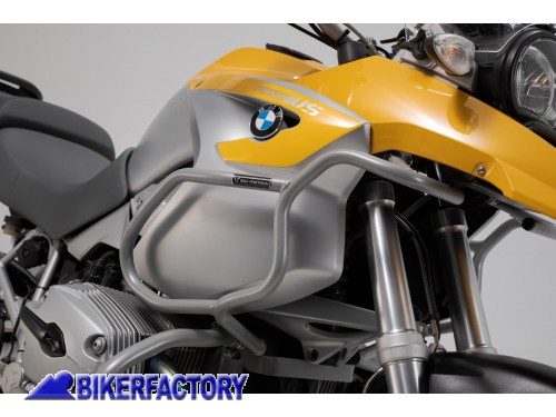 BikerFactory Protezione tubolare serbatoio SW Motech colore ARGENTO per BMW R 1200 GS SBL 07 552 10001 S 1044629