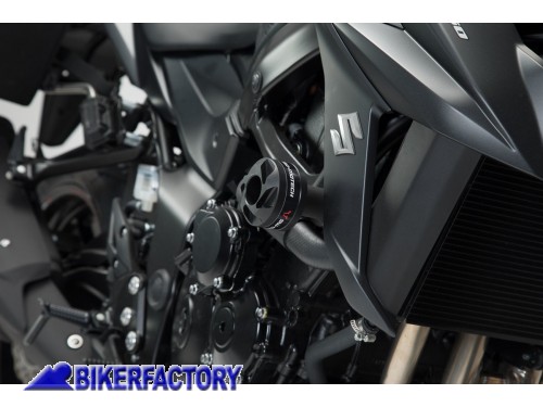 BikerFactory Tamponi paratelaio salva motore SW Motech x YAMAHA MT 03 e SUZUKI GSX S 750 STP 06 627 10001 B 1033705