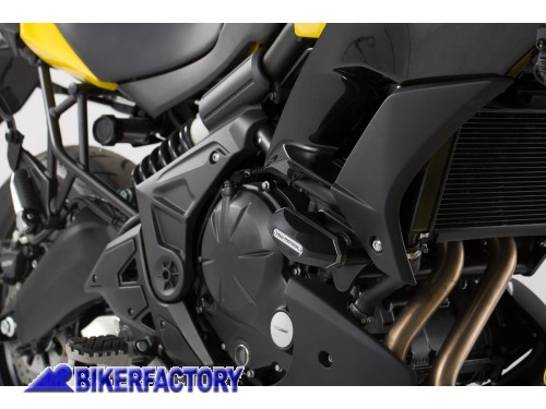 BikerFactory Tamponi paratelaio salva motore salva carena SW Motech x KAWASAKI Versys 650 STP 08 590 11200 B 1033275