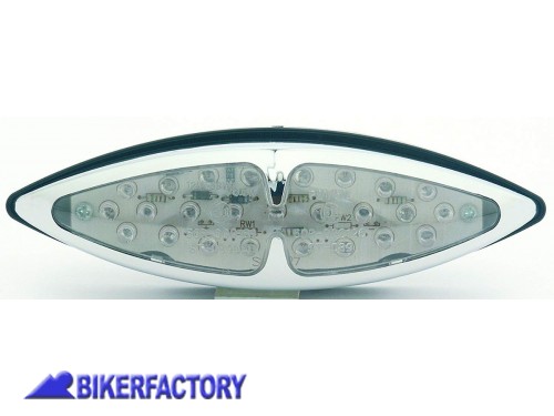 BikerFactory Faro posteriore a LED modello L A Prodotto generico non specifico per questo modello di moto PW 00 255 815 1027159