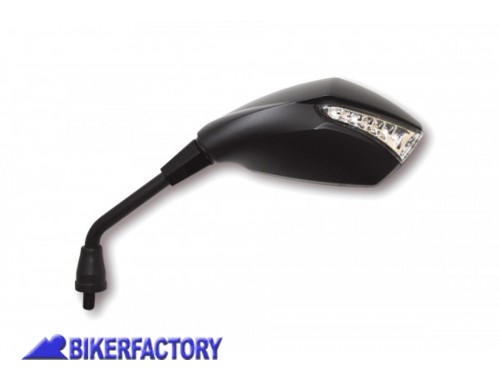 BikerFactory Coppia specchietti retrovisori SHIN YO mod RAVENNA LED nero Prodotto generico non specifico per questo modello di moto PW 00 301 097 1040933