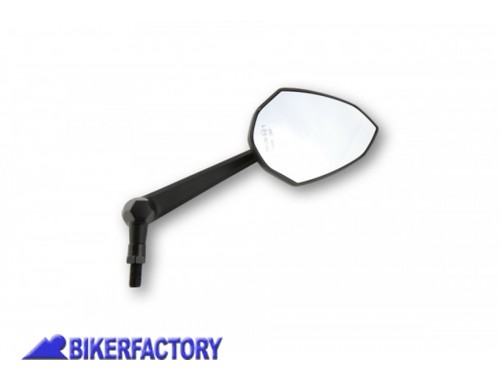 BikerFactory Specchietto retrovisore SHIN YO mod CODY nero prodotto generico non specifico per un modello di moto PW 00 301 091 1040928