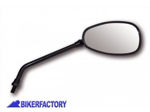 BikerFactory Specchietto retrovisore mod NAKED BIKE nero Filettatura destra Prodotto generico non specifico per questo modello di moto PW 00 301 306 1040942