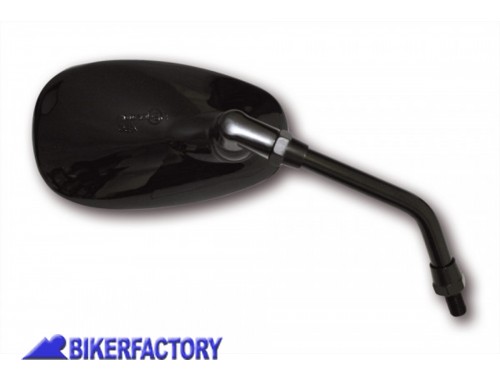 BikerFactory Specchietto retrovisore mod VIRAGO nero Prodotto generico non specifico per questo modello di moto PW 00 301 302 1040941