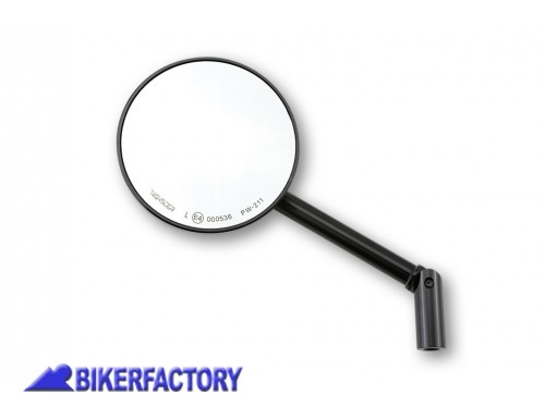 BikerFactory Specchietto retrovisore universale rotondo HIGHSIDER mod CONERO PW 00 301 013 1038679