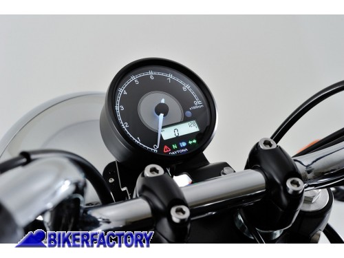 BikerFactory Contagiri contachilometri Daytona Velona 80 nero %C3%9880 mm 9000 RPM Prodotto generico non specifico per questo modellodi moto PW 00 361 528 1039719