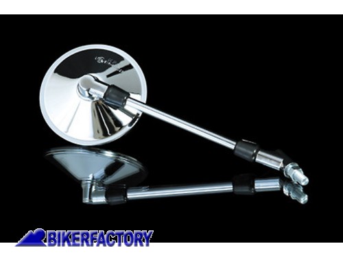 BikerFactory Specchietto retrovisore lato destro sinistro per SUZUKI GSF Bandit 400 600 N 1200 1200 SA PW 05 301 139 1027356
