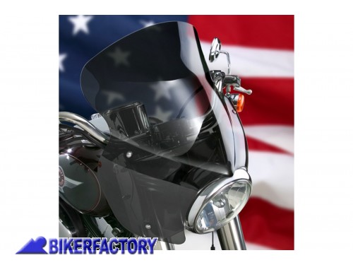 Cupolino / parabrezza ( screen ) Wave QR National Cycle per Harley Davidson Road King [alt. 26,7 cm - largh. 45,7 cm ca]
