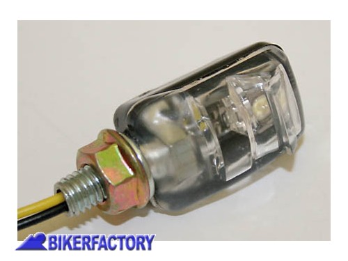 Coppia luci targa a LED in alluminio - Prodotto generico non specifico per questo modello di moto