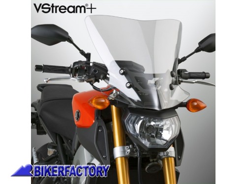 Cupolino / parabrezza ( screen ) National Cycle VStream+® Touring per Yamaha FZ-09 / MT-09 ('14 - '16) [Alt. 29,2 cm Larg. 44,4 cm ca]