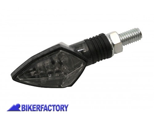 Frecce (dx + sx) a LED mod. ROCK, corpo carbon look - Prodotto generico non specifico per questo modello di moto
